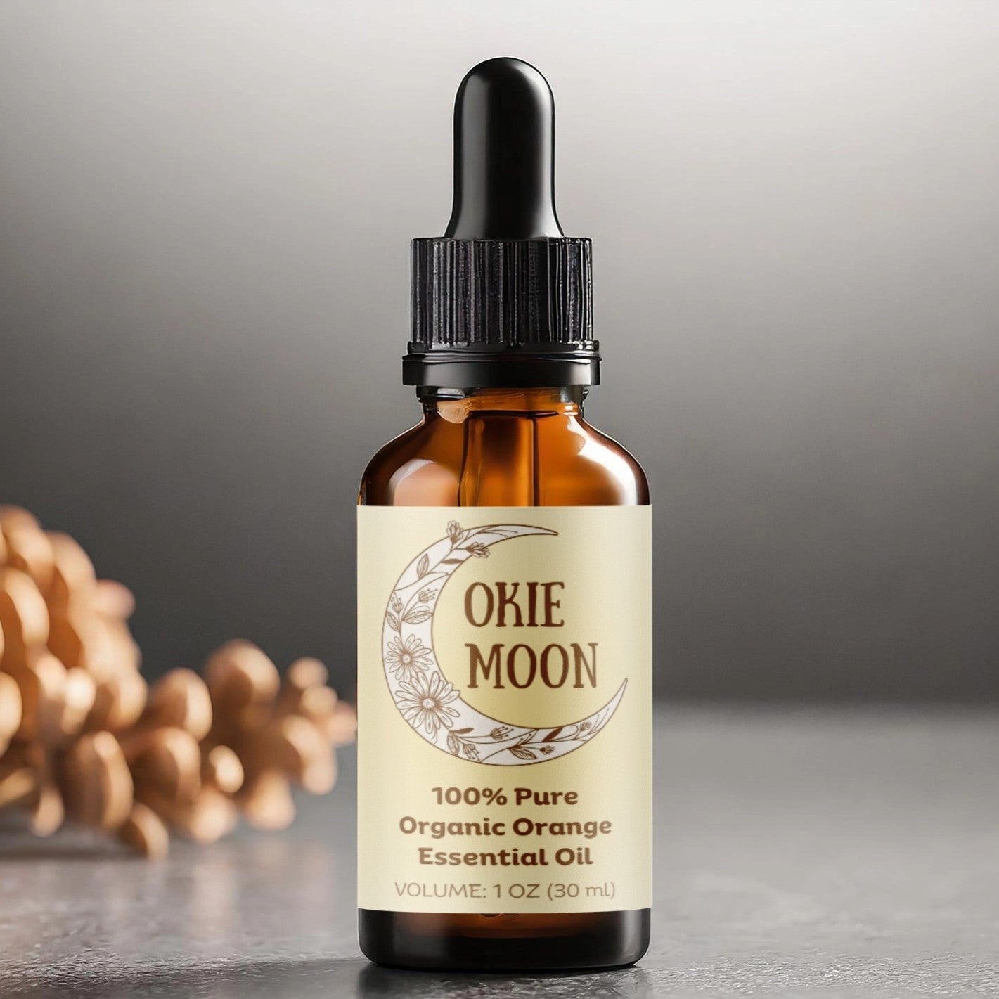 Organic Orange Essential Oil, Pure Steam Distilled, Therapeutic Grade, Food Grade