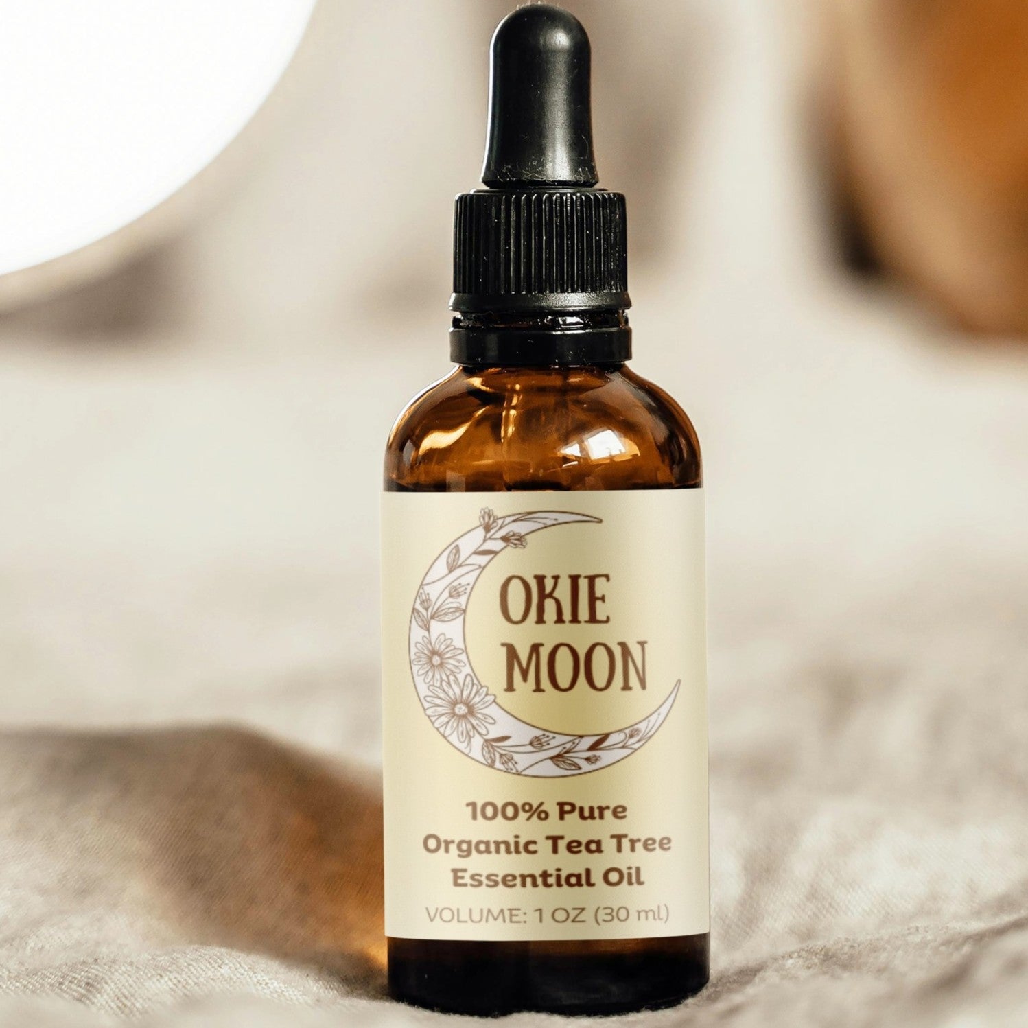 Organic Tea Tree Essential Oil: Pure Steam Distilled, Therapeutic Grade, Faith-Based Wellness